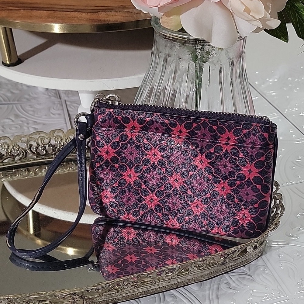 Coach Waverly Small Wristlet CC Logo Exterior